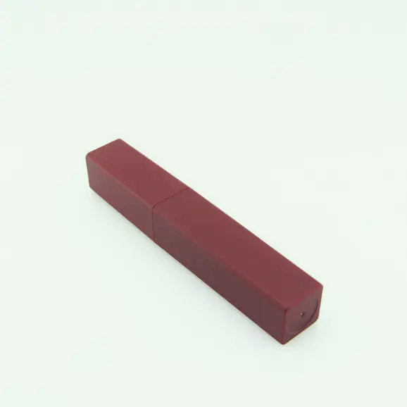 customized size packaging plastic matel square lipstick tube atc