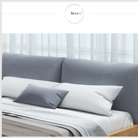 Lit de chambre à coucher en bois réglable moderne pour appartement, hôtel ou villa - Meubles pour adultes et enfants
