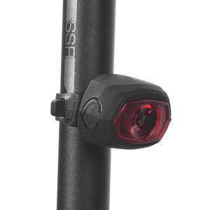 SAHOO 충전식 LED 자전거 후미등 7LM ABS 실리콘 IPX4 방수 OEM 내구성 4가지 모드 고휘도 야간 라이딩 - Product Image 6