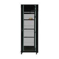 Support de serveur télécom debout personnalisable 42U 19 pouces pour les armoires de réseau Internet et télécom