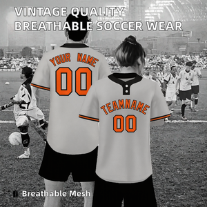 Vintage High Quality Soccer Jerseys Shorts Comfortable Polyester Mesh Breathable <b>Heat</b>-transfer Printed Plus Size Jersey - Product Image 2