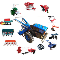 Tracteur de marche Diesel de haute qualité, 2 roues de 10 cv/tracteur agricole de champ de riz à bas prix