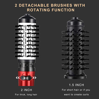 Ensemble professionnel de brosses sèche-cheveux 3 en 1, brosse à air chaud rotative électrique, volumateur, brosse à cheveux, sèche-cheveux