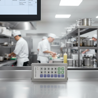 Nuevo Teclado de Cocina Resistente al Agua y al Polvo, Totalmente Programable, de 21 Teclas, Plug-and-Play, con Soporte Multi-OS