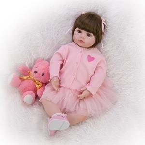 Venta al por mayor realista <span class=keywords><strong>bebe</strong></span> <span class=keywords><strong>reborn</strong></span> 24 pulgadas <span class=keywords><strong>reborn</strong></span> muñecas realistas de silicona bebés gemelos para niñas regalo - Product Image 4