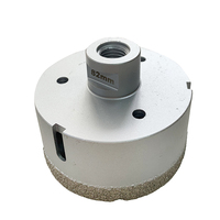 Forets à noyau humide à utilisation immédiate - HSS brasés sous vide, diamètre de la tige 125 mm, prêts pour le perçage vertical en hauteur, renforcés