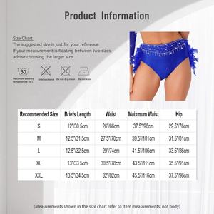 Pantalones cortos de baile para mujer, pantalones cortos con plumas, traje de baile para danza del vientre, latino, chacha, tango, competición internacional de baile de salón - Product Image 6