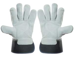 Guanti da Lavoro in Pelle Bovina di Alta Qualità, Anti-Impatto e Anti-Calore, Lunghezza 26cm, per Mani, Produttore ed Esportatore - Product Image 4