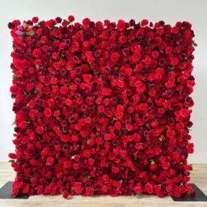 SZ0475ราคาถูกเทียมดอกไม้ผนังฉากหลังแผงดอกไม้3D กุหลาบผนัง Flowerwall ร้านอาหารตกแต่งผนังสำหรับขายส่ง - Product Image 5