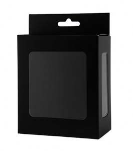 Boîte d'emballage en carton blanc avec fentes pour chargeur USB de téléphone portable, logo personnalisé, finition mate haut de gamme, résistante aux chocs, avec trous de suspension - Product Image 6