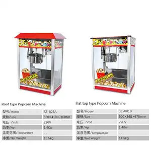 Maquina De Palomitas De Maiz otomatik ticari sinema elektrikli patlamış mısır karamel makinesi