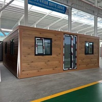 Maison modulaire extensible à double aile de qualité supérieure, villa spacieuse à 3 chambres pour l'hébergement touristique