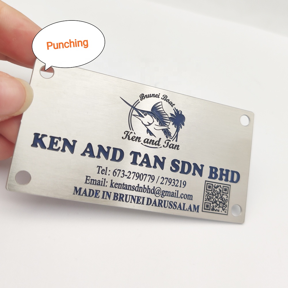 Пользовательская матовая металлическая этикетка из нержавеющей стали, металлическая наклейка с логотипом, 3D рельефная наклейка из нержавеющей стали/пластины из нержавеющей стали