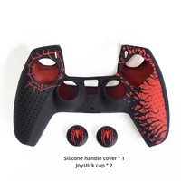 Vente flash - Étui de protection en silicone souple antidérapant pour PS5 - Étui de protection Spiderman - Coque pour manette P5