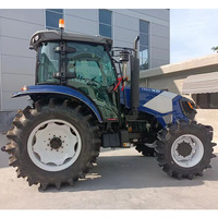 Tracteurs agricoles 4x4 multifonctionnels en vente chaude, tracteur complet, machinerie agricole, tracteurs d'occasion