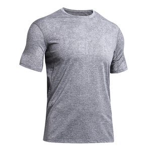 Camiseta de manga corta de malla personalizada de buena calidad al por mayor de fábrica para hombres, ropa de entrenamiento deportiva para gimnasio y trotar - Product Image 5