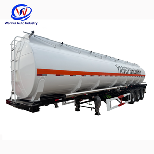 <span class=keywords><strong>Semi</strong></span>-remorque citerne à carburant personnalisable de type squelette détachable de 40 000 L (40 m³) avec <span class=keywords><strong>6</strong></span> pneus simples et essieu à suspension pneumatique - Product Image 1