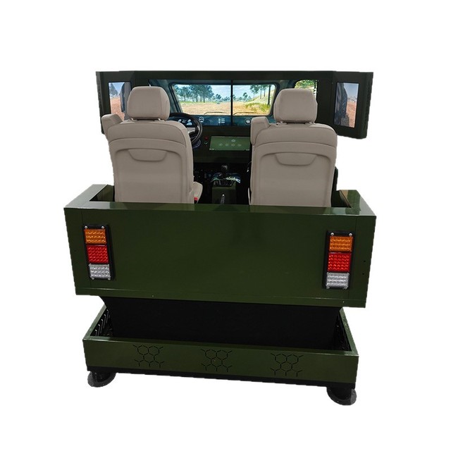 2 Seat Indoor Metal Car Truck Driving Simulator for Bus Driving School Training Adventure Park Shopping Mall Use Beginners