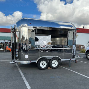 Camión de comida rápida móvil de alta calidad OEM Camión de comida de acero inoxidable Remolque de comida totalmente equipado OEM - Product Image 3