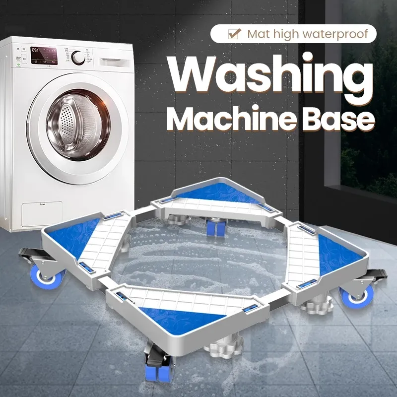 Koelkast Koelkast Wasdroger Basis Verstelbare Wasmachine Stand Voet Met 4 Wielen