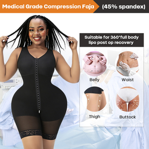 Custom Open Crotch Post Op Bbl Faja Full Body Reductoras Colombian Shapewear Women De Mujer <strong>Fajas</strong> <strong>Colombianas</strong> Butt Lifter - Product Image 5