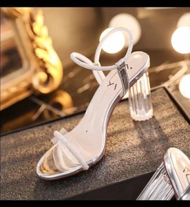 New Design Shoes Stiletto High Heels Transparent Pure Color for Women Fashion - Product Image 6