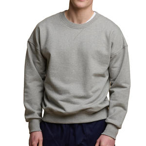 Sweat-shirt élégant à col en O avec ourlet côtelé et manches longues, idéal pour une pratique sportive quotidienne ou un style week-end décontracté - Product Image 2
