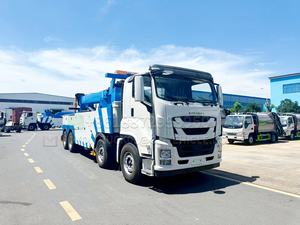 Dépanneuse rotative robuste 8X4 30T, version standard blanc-bleu pour le dégagement en cas d'accident majeur et le sauvetage tout-terrain - Product Image 5