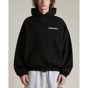 Conjunto de Sudadera con Capucha y Pantalones de Chándal Esencial 80% Algodón/20% Poliéster para Hombre - Chándal de Forro Polar FW24 con Letras para Otoño, Listo para Comprar - Product Image 2