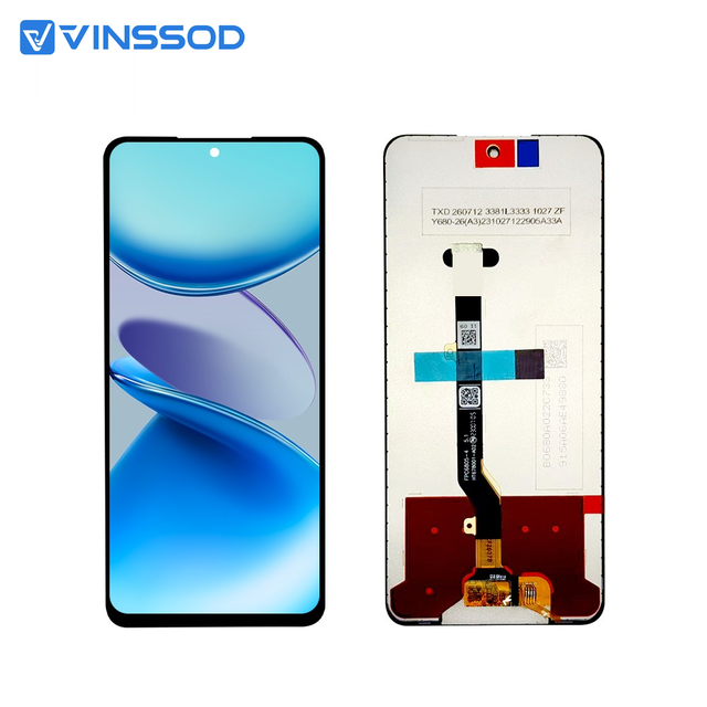 LCD Screen Replacement with Frame for Infinix 6.7 Inch Touch Digitizer Assembly Punch Hole Display Repair Wholesale