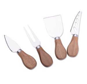 DF01 Venta al por mayor de cuchillos de queso de acero inoxidable personalizados, cuchillo para untar mantequilla, herramienta de repostería, juego de 6 cuchillos para queso - Product Image 5