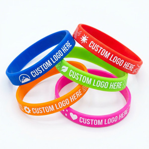 Braccialetto in Silicone Rinforzato con Design a Fascia Larga per Cultura di Strada, Hip Hop, Musica Rock, Concerti e Fan Club - Product Image 1
