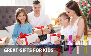 Bán Chạy Nhất Loa Dự Tiệc Karaoke Chơi Karaoke Không Dây Đèn LED USB Tại Nhà KTV Loa Mic Để Bán - Product Image 6