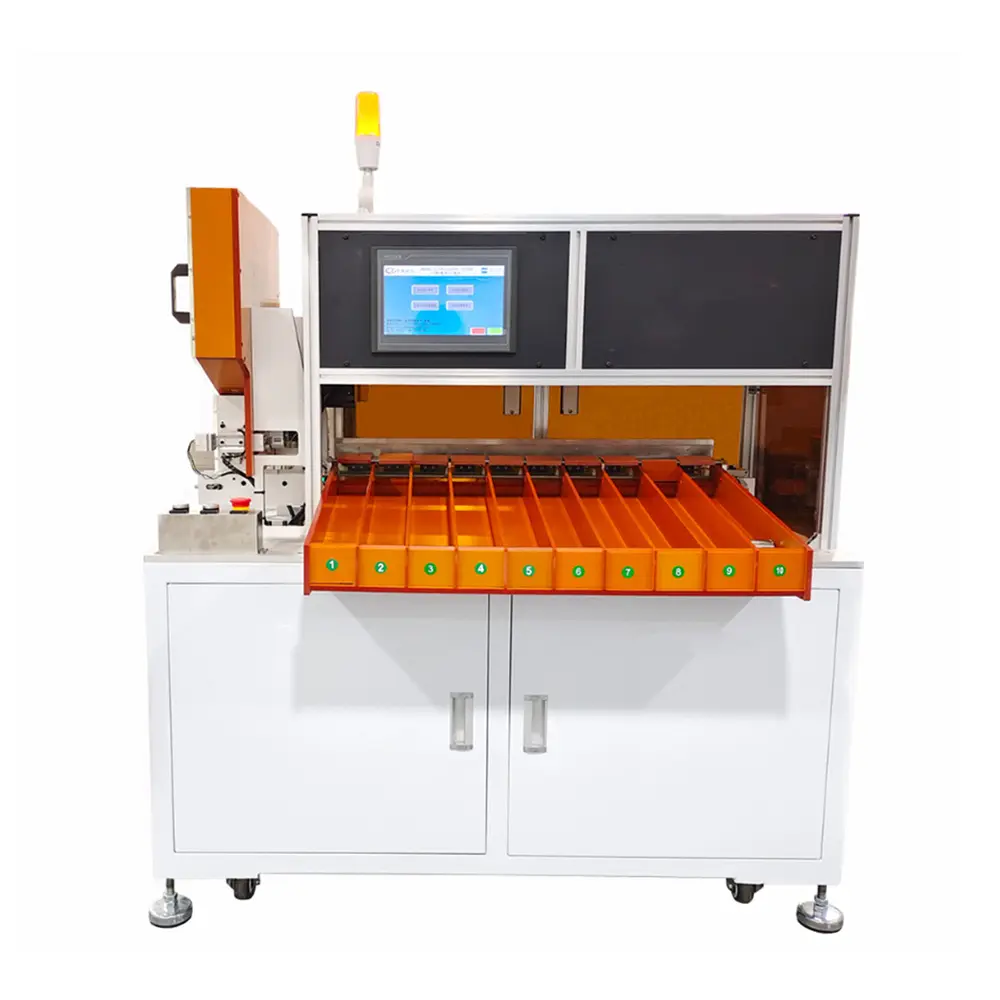 Li-ion célula classificação automática máquina 10 canal 18650/26600 cilíndrica bateria classificação máquina