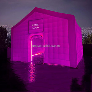 GMY Inflables Comercial Evento Fiesta Rosa Inflable Discoteca Grobes Partyzelt Inflable Fiesta Cubo Carpa - Product Image 4