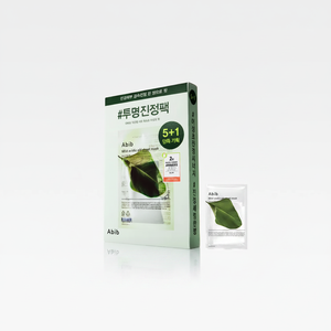 Abib High Quality Mild Acidic pH Sheet Mask Set #Heartleaft Fit 5P+1P Special Facial Masks - Product Image 2