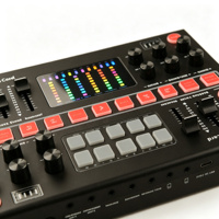 Carte son M9 Live, interface audio 4.1, double entrée micro, affichage LED, suppression du bruit, surveillance sans latence, sans fil pour téléphone et PC