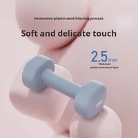 Mancuernas de Hierro Fundido Sólido para Fitness en Casa, para Mujeres, Hombres, Adolescentes, Estudiantes de Primaria y Niños, Modelo Pequeño