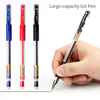 Stylos gel à pointe bille 0,5 mm |   3 couleurs, encre de grande capacité, recharges remplaçables, poignée antidérapante pour l'écriture quotidienne au bureau et à l'école
