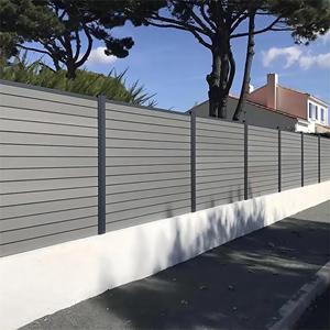 Clôture <span class=keywords><strong>en</strong></span> composite <span class=keywords><strong>bois</strong></span>-plastique abordable Panneaux <span class=keywords><strong>de</strong></span> balcon <span class=keywords><strong>en</strong></span> matériaux recyclés <span class=keywords><strong>de</strong></span> conception moderne WPC résistants au vent - Product Image 5