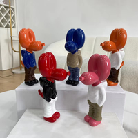 Figurines de chien en résine, décoration artistique tendance urbaine, statue pour la maison, le bureau, les intérieurs, objets de décoration, vente en gros