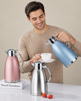 Bouilloire à thé classique de 1,6 L pour usage domestique, écologique, en acier inoxydable poli miroir, avec couvercle et sifflet