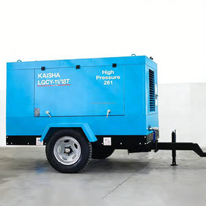 Compresseur d'<span class=keywords><strong>air</strong></span> à vis diesel portable Kaishan LGCY-11/18T 11m³/min 18bar pour forage DTH et équipement minier - Product Image 1
