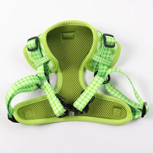 Set tali kekang anjing Neoprene motif, untuk hewan kecil mode dekorasi liburan satu langkah dalam tali kekang anjing - Product Image 4