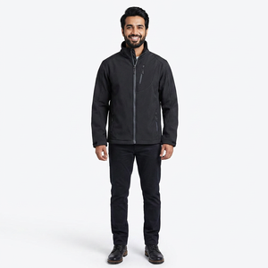 Chaquetas Softshell con Capucha para Hombre, de Invierno, Casuales, Transpirables, Impermeables, con Diseño de Letras a la Moda, de Secado Rápido - Product Image 1