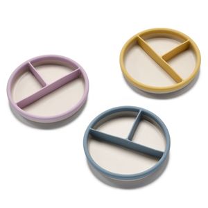 BPA Free Compartmentalized Silicone Bowl <b>Food</b> Grade Reusable Sustainable Toddler Kids Mealtime Dinnerware <b>Tray</b> - Product Image 3
