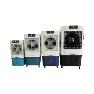 เครื่องทำความเย็นแบบระเหยอิเล็กทรอนิกส์แบบพกพาสภาพใหม่สำหรับใช้ในบ้าน60/80/160/180L เครื่องยนต์ตั้งพื้นเป็นส่วนประกอบหลัก - Product Image 4