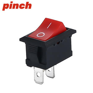 Interruptor basculante KCD1 de 2 pines y 2 posiciones, negro de 4 pines, interruptor de alimentación independiente SPST de 3 pines y 3 posiciones para dispensador de agua y TV - Product Image 2