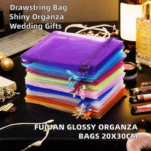 Custom Organza Drawstring <b>Bag</b> Jewelry Earring Storage Packing <b>Gift</b> Pouch Transparent Clear Mini <b>Bag</b> Christmas <b>Party</b> - Product Image 1