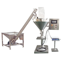Machine de remplissage de poudre sèche Semi-automatique avec alimentation à vis/petit Micro doseur manuel, prix de remplissage